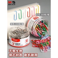 Chenguang Office Paper Clip Large Color Curved Pin Fixed Clothes Paper Clip Closing Clip Safety Pin 