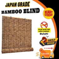 Bamboo Blind Bidai Buluh Outdoor Bidai Kayu Tirai Buluh Bidai  Curtain Roll Up Blind Bidai Buluh
