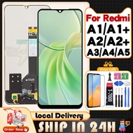 For Redmi A1 / A1+ / A2 / A2+ / A3 / A4 / A5 LCD Display Screen + Tempered Glass + Glue + Tools