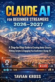 Claude AI for Beginner Streamers 2026-2027: A Step-by-Step Guide to Creating Better Streams, Writing