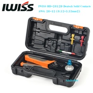 คีมย้ำหางปลา IWISS HD-2612D Deutsch Solid Contacts AWG 26-12 (0.12-3.33mm2) สินค้าอยู่ไทยพร้อมส่ง
