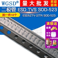WGSD Original Diode ESD TVS ESD5Z7V-2/TR SOD-523 (10 Pcs)