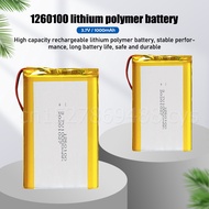 10000mah 3.7V 1260100 Li-polymer Rechargeable Battery   For Tablet PC  Remplacement Battery