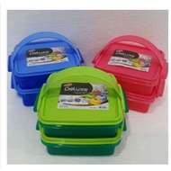 Rantang Deluxe Arrange 2 KH / plastic faceted basket / lunch box / place to eat