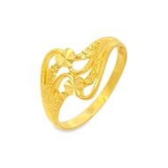 Top Cash Jewellery 916 Gold Fancy Heart Ring
