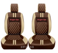 ชุดหุ้มเบาะรถยนต์ ISUZU DRAGON-EYE [ลาย 9] หนังพรีเมียม สไตล์ Exclusive ปกป้องเบาะเดิมเต็มประสิทธิภา