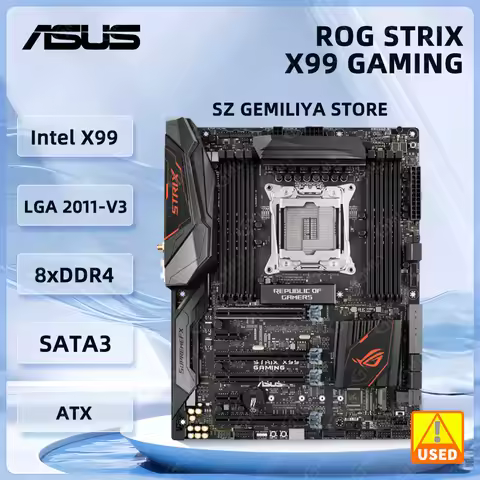 ASUS X99 motherboard STRIX X99 GAMING Motherboard LGA 2011-v3 DDR4 128GB ATX support 6950X 5820 E5-1
