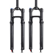 27.5/29inch Bike Suspension Fork 34mm Stanchions 1-1/8 Thread-less Straight Steerer 120mm Travel MTB