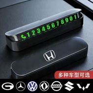 Car Temporary Parking Number Plate Interior Decoration