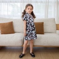 VACAY INDEED/Mini Always Dress Gentle Leopard Pattern Girls' /