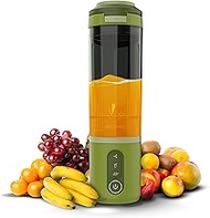 Cecotec Portable Smoothie Maker Power Titanium Shake2Go Olive. 180 W, 600 ml To-Go Cup with Sealing 