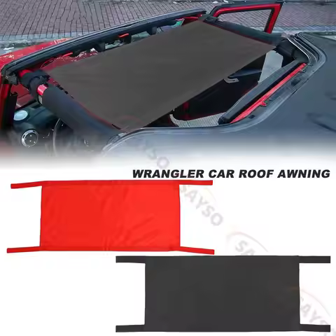 for Jeep Sunshade Hammock Roof Top - Fit for Jeep Wrangler YJ/TJ/JK/JL (1987-2024) & Gladiator JT, 2