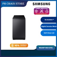 SAMSUNG 10KG - 11KG TOP LOAD INVERTER WASHING MACHINE WITH ECOBUBBLE™ | WA40F10E1CFQ WA11CG5745BYFQ