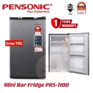 Pensonic 1 Door Single Door Mini Bar Fridge PRS-1100 Gross 110L