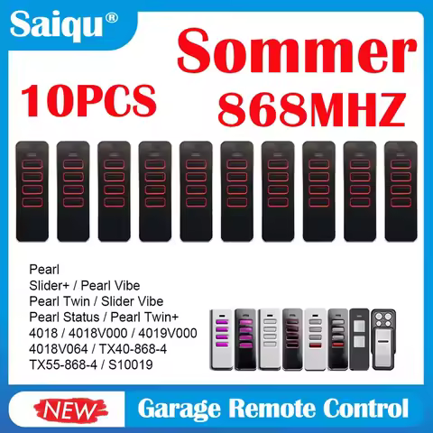 Remote Control Duplicator 868MHz Rolling Code 10PCS SOMMER Pearl Vibe 4018V000 4019V000 S10019-00001