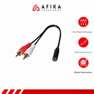 3.5mm Female to RCA Male HiFi Audio Adapter Cable 40cm