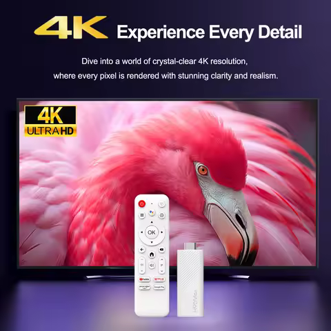 Android TV Stick H96 Max H313 Allwinner Quad Core 4K Wifi6 BT Voice Assistant Remote Control Media P