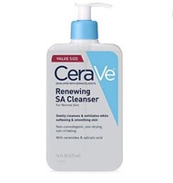 （473ml) Cerave renewing SA cleanser 473ml 含透明質酸，煙酰胺，水楊酸洗面奶