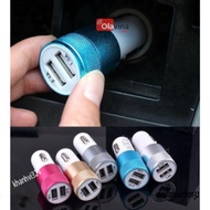 Macbook tablet battery charger for cars Two ports Rear USB 2A commonly used for cars