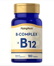 [ วิตามินบีรวม ] B Complex Plus Vitamin B-12 x 180 (เม็ด) Tablets