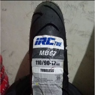Irc tubeless outer tire 110/90-12 mb67