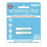 [全新正貨] SANYO eneloop lite 充電池 (AAA) rechargeable Battery 最適合室內無線電話 #clock #toys