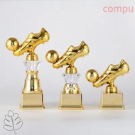 COMPU Golden Boot Award Trophy, Youth Sports Plastics Football Shoe Award, Excellent Player Award Co