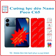 Toughened flexible phone screen protector POCO C65