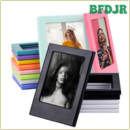 BFDJR กรอบรูปแม่เหล็กสำหรับ Fujifilm Instax ฟิล์มกระดาษขนาดเล็กกรอบรูปตู้เย็นสองด้านแม่เหล็กกรอบงานศิลปะของเด็ก