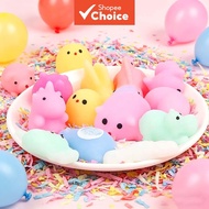 Mochi Squishy Animal Stress Relief Toy Set 30/50/100 Pcs, Slow-Rise Squeeze Toys Set Mainan Mochi Sq