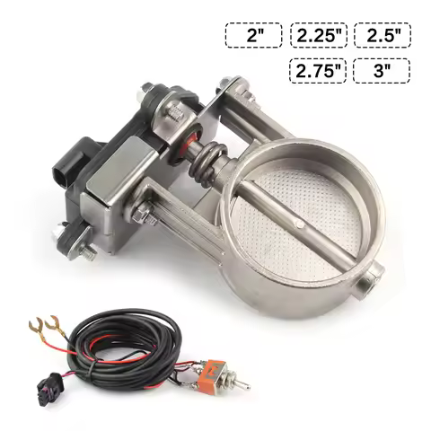 For Exhaust Catback Downpipe Electric Exhaust Control Valve 51mm/60mm/63mm/70mm/76mm Exhaust Control
