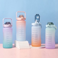 2000ml water bottle渐变色水瓶2000ml