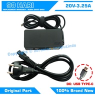 Charger Adapter Lenovo Thinkpad E480 T480 T480S T470 65W TYPE-C