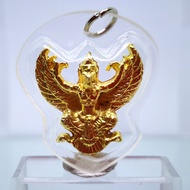 999 Please Worship 999 Garuda Pendant New Gold Waterproof Plastic Frame >4289>> By SINNATDAKIT