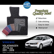 VOLKSWAGEN JETTA A6 ( 2011 - 2018 ) Car Coil Mat Koil Mat Karpet Kereta Pre Cut Or Side Lining Car Mat Anti-Slip Carpet