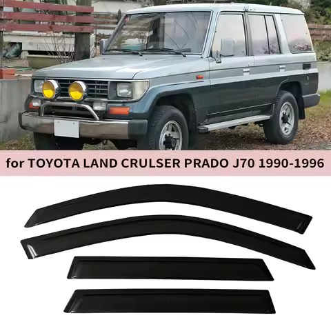 Window Visor for TOYOTA LAND CRUISER PRADO J70 1990 1991 1992 1993 1994 1995 1996 Door Visor Rain Gu