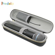 [Predolo] Microphone Storage Case Single Handheld Mic Zippered for Beta58A Hard Case Waterproof Shoc