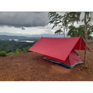 (COD) Flysheet Tenda Waterproof 3x4 19 lubang tenda camping / flyset hammock / bivak / flyset Outdoo