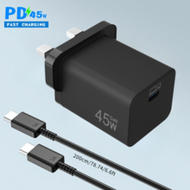 45W USB C Super Fast Charger Compatible With Samsung Galaxy S26/S26+/S26 Ultra/S25/S24/S23/S22/S21/S