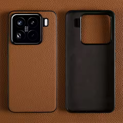 NZN Durable Genuine Leather Case For Xiaomi 15 Pro 14TPro 12Pro 12X 12TPro 12Ultra 11Ultra Cover Ful