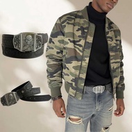 Men Unique Cool Lighter Buckle Belt Fashion Trend Business Men Carved Belt Belt