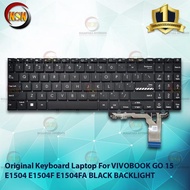 Laptop Keyboard for VIVOBOOK GO 15 E1504 E1504F E1504FA BLACK BACKLIGHT Original