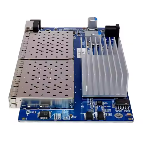 8 10-gigabit SFP+ ports L3 Managed Network Switch Support DHCP and Dynamic Routing Support VLAN divi