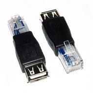 fujiei USB A Female To RJ45 Crystal Head Male Straight Adapter RJ45 Socket (USB AF/8P RG45)