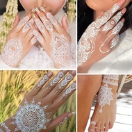Today's New Product/Zhengxiang 2025 European American White Lace Tattoo Sticker Waterproof 3D India 