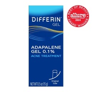 Differin Acne Treatment Gel 0.1% Adapalene 15g - Retinoid Face Gel for Sensitive Skin, 30 Day Supply