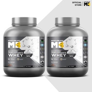MuscleBlaze Biozorb Performance Whey (Rich Chocolate, 5lbs / 2.27kg) (Pack of 2) | Combo