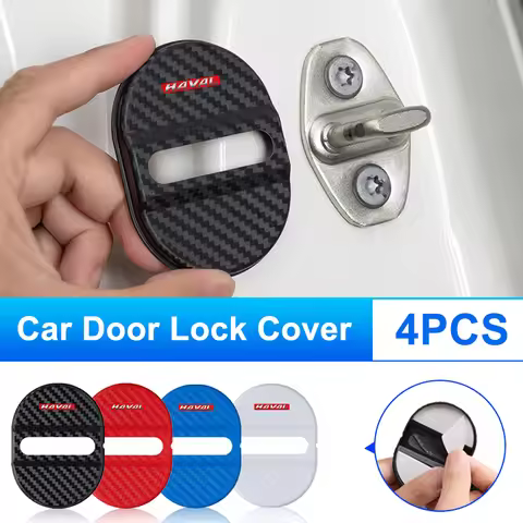 Car Door Lock Protective Cover 4PCS Car Door Lock Anti Rust Sleeve For Haval Tabanca T FEK Korna H5 