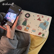 Shesell macbook Case(Glitter)Merry Christmas Air13/Air15 A3240 Pro13/16 Clear Case