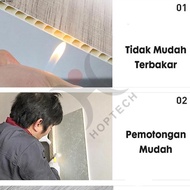 New Pvc Wallboard Wood Motif Pattern Premium Aesthetic Room Decoration Size 2.9M X 0.4M (290Cm*40Cm)